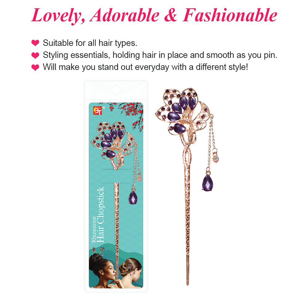 Rhinestone Hair Chopsticks (15 Styles)