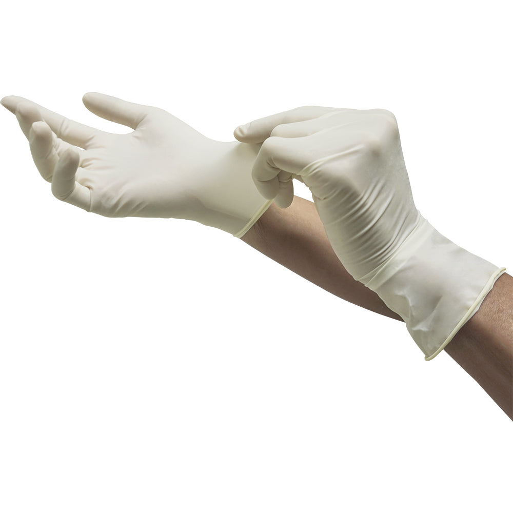 DISPOSABLE LATEX GLOVES 100 PCS